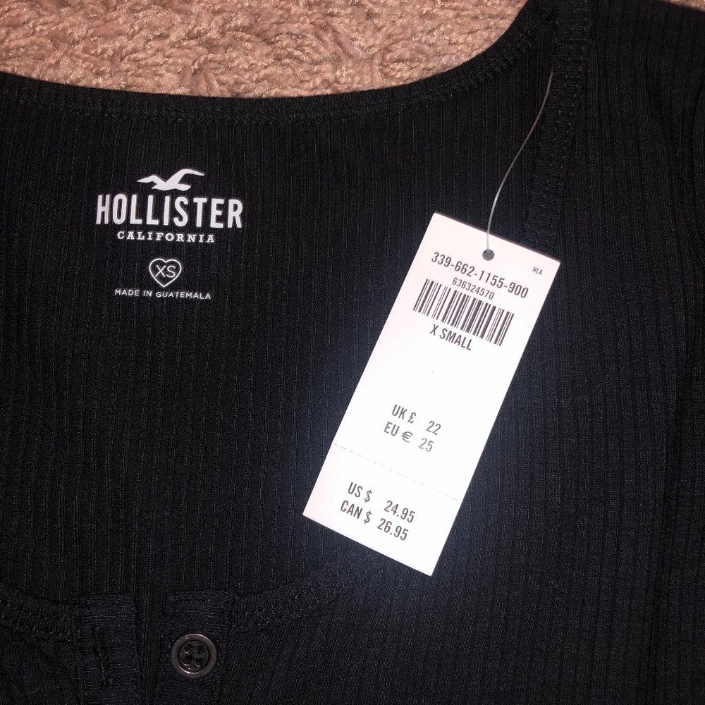 Hollister Black Body Suit NWT - Picture 3 of 3